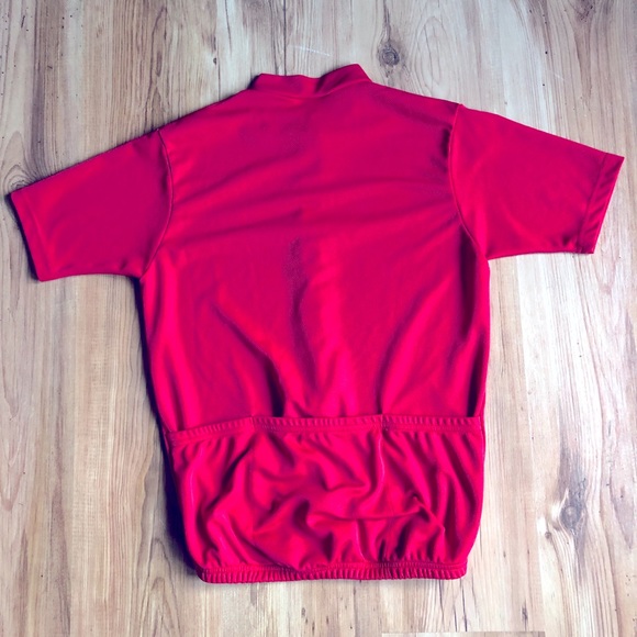 REVI Cycling Jersey Biking Shirt Small Red UNISEX - Picture 2 of 15